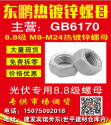 东鹏热镀锌螺母