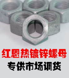 红恩现货热镀锌螺母 