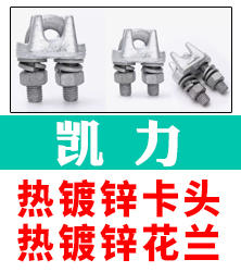 凯力热镀锌卡头   热镀锌花兰