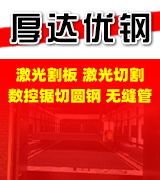 厚达优钢三万瓦大型激光割板