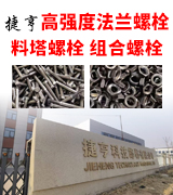 捷亨高强度法兰螺栓  