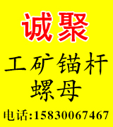 诚聚工矿锚杆螺母  
