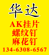 华达AK片 螺纹钉 麻花钉